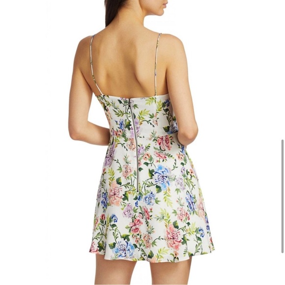 Alice + Olivia Trixie Mini Dress (Gardenia) - Picture 4 of 4